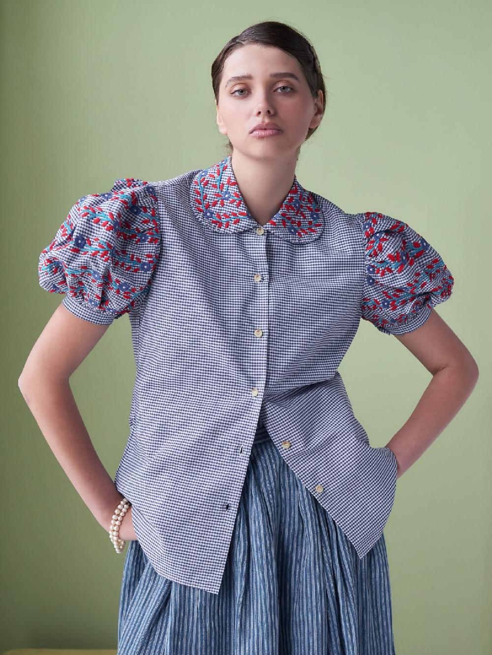 Jupe By Jackie Rayu - Navy 100% Cotton