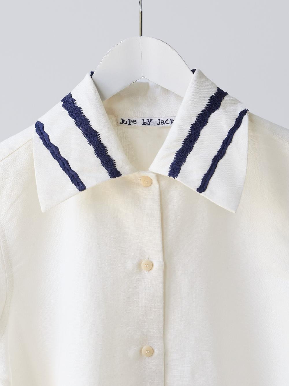 Jupe By Jackie Rech - (Off) White 51% Linen 49% Cotton