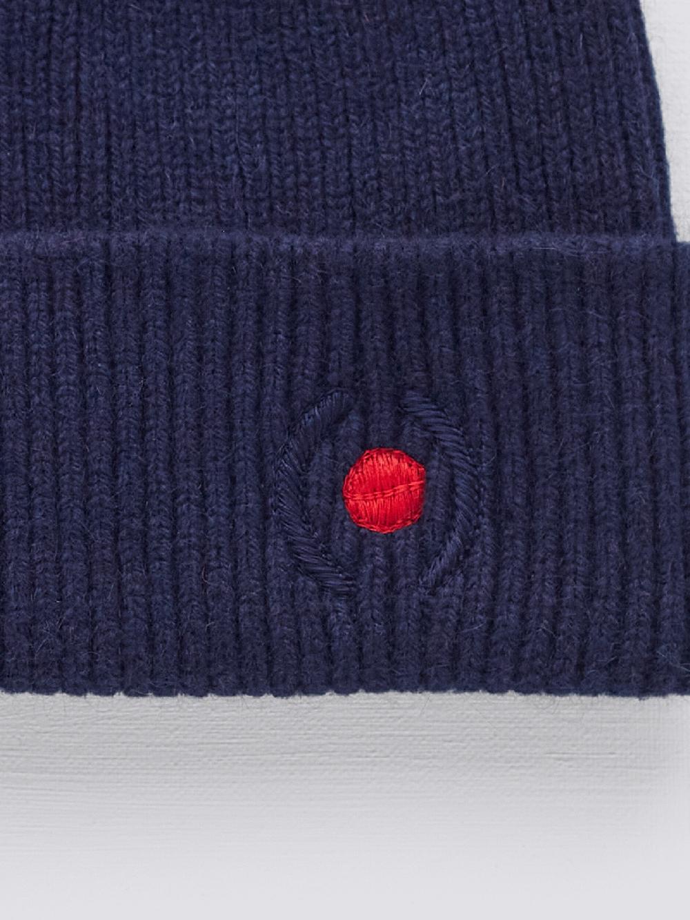 Jupe By Jackie Red Dot - Navy 100% Wool (knitted)