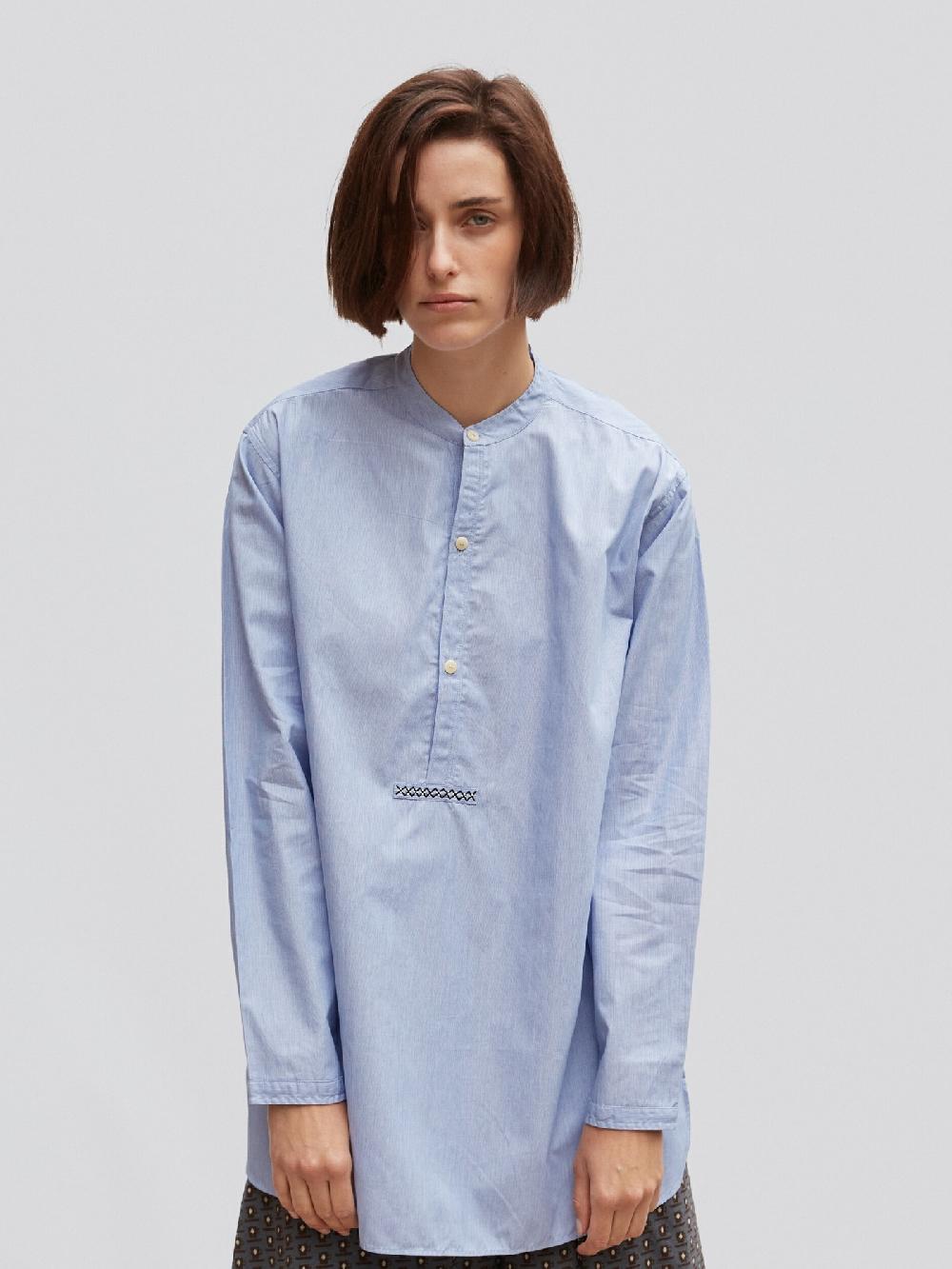 Jupe By Jackie Renoir - Light Blue 100% Cotton