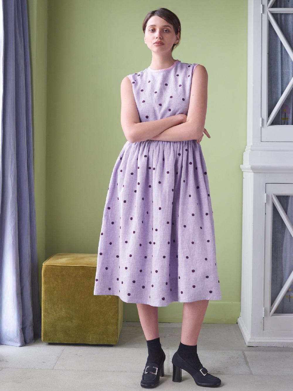 Jupe By Jackie Rhodes - Purple 100% Linen