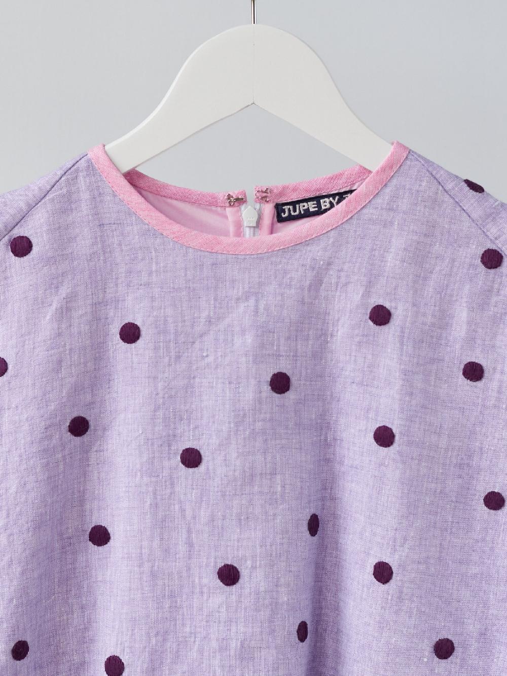 Jupe By Jackie Rhodes - Purple 100% Linen
