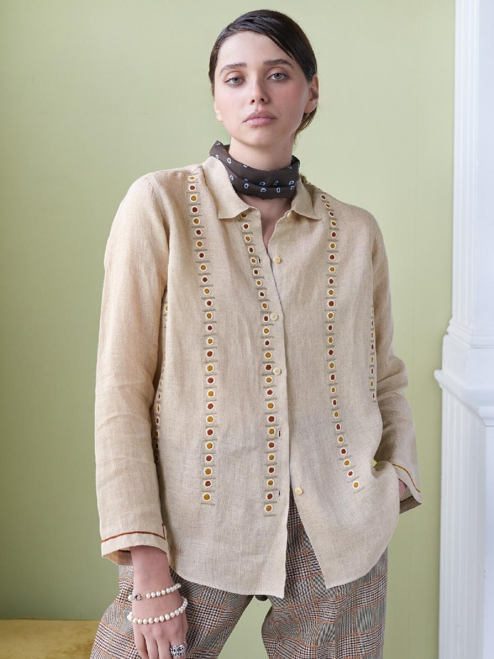 Jupe By Jackie Ruffin - Beige 100% Linen