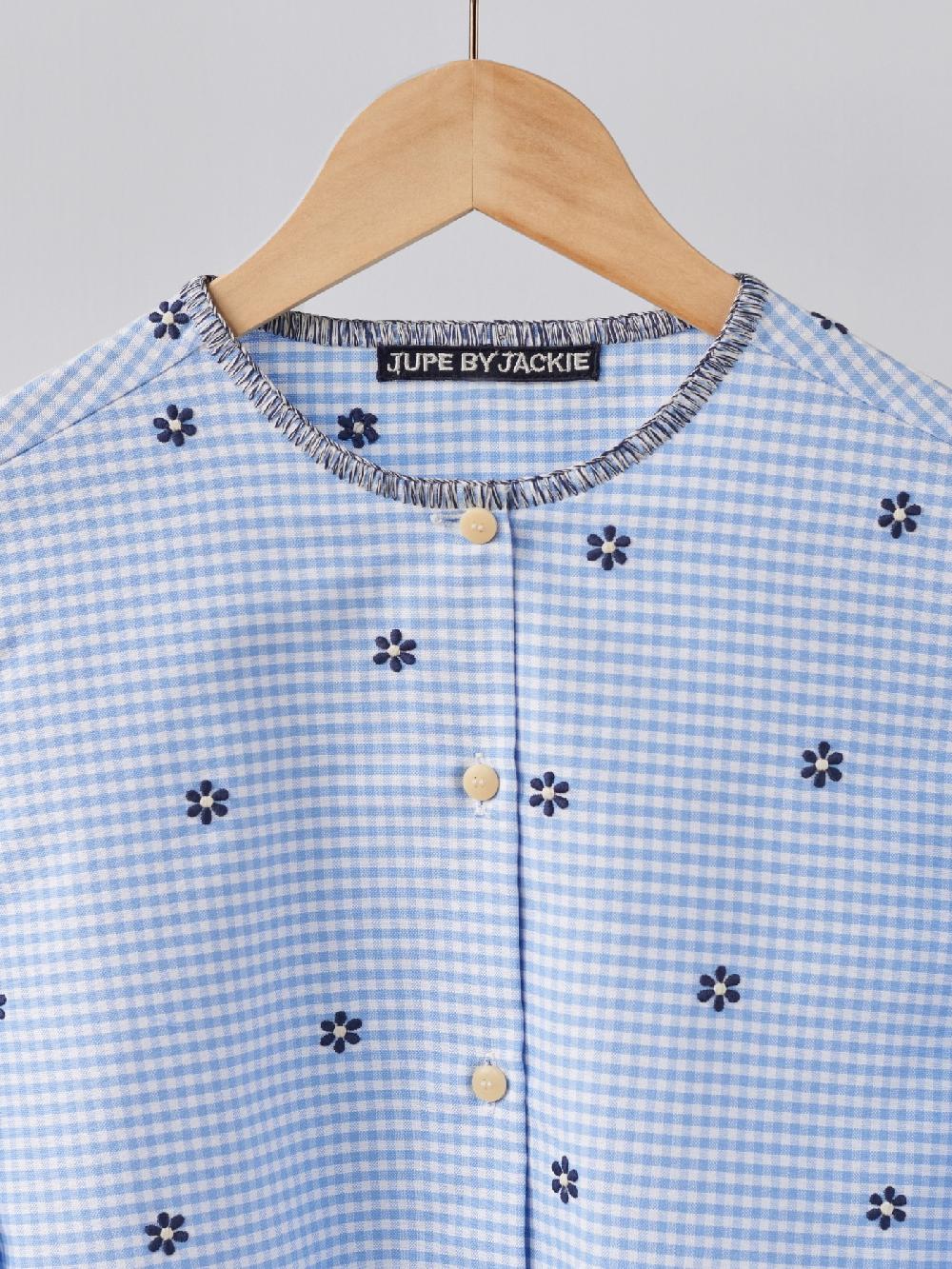 Jupe By Jackie Russ - Blue 100% Cotton Tops+Shirts