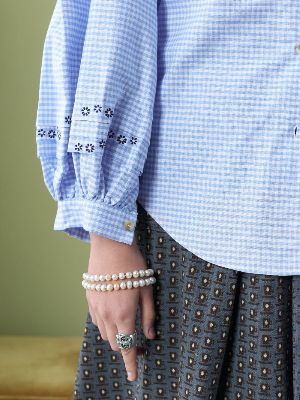 Jupe By Jackie Russel - Light Blue 100% Cotton