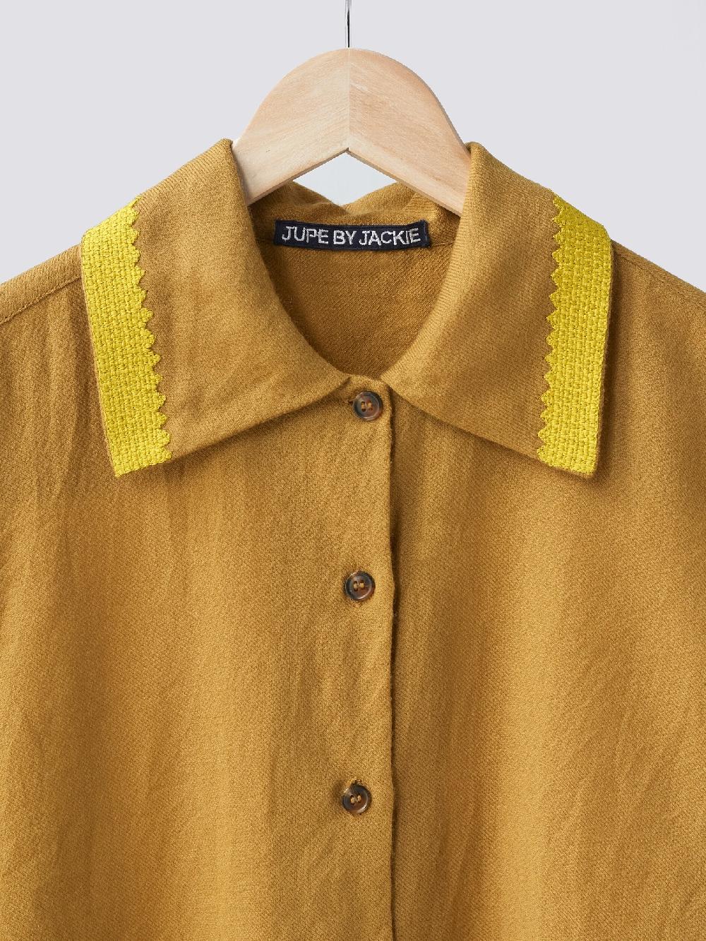 Jupe By Jackie Ruvini - Mustard 100% Wool Tops+Shirts