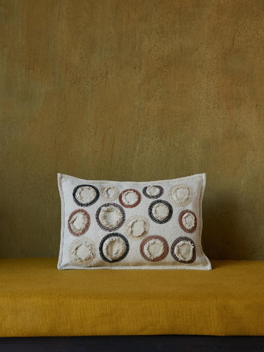 jupe by jackie Salvy II - Beige 100% linen Graphic