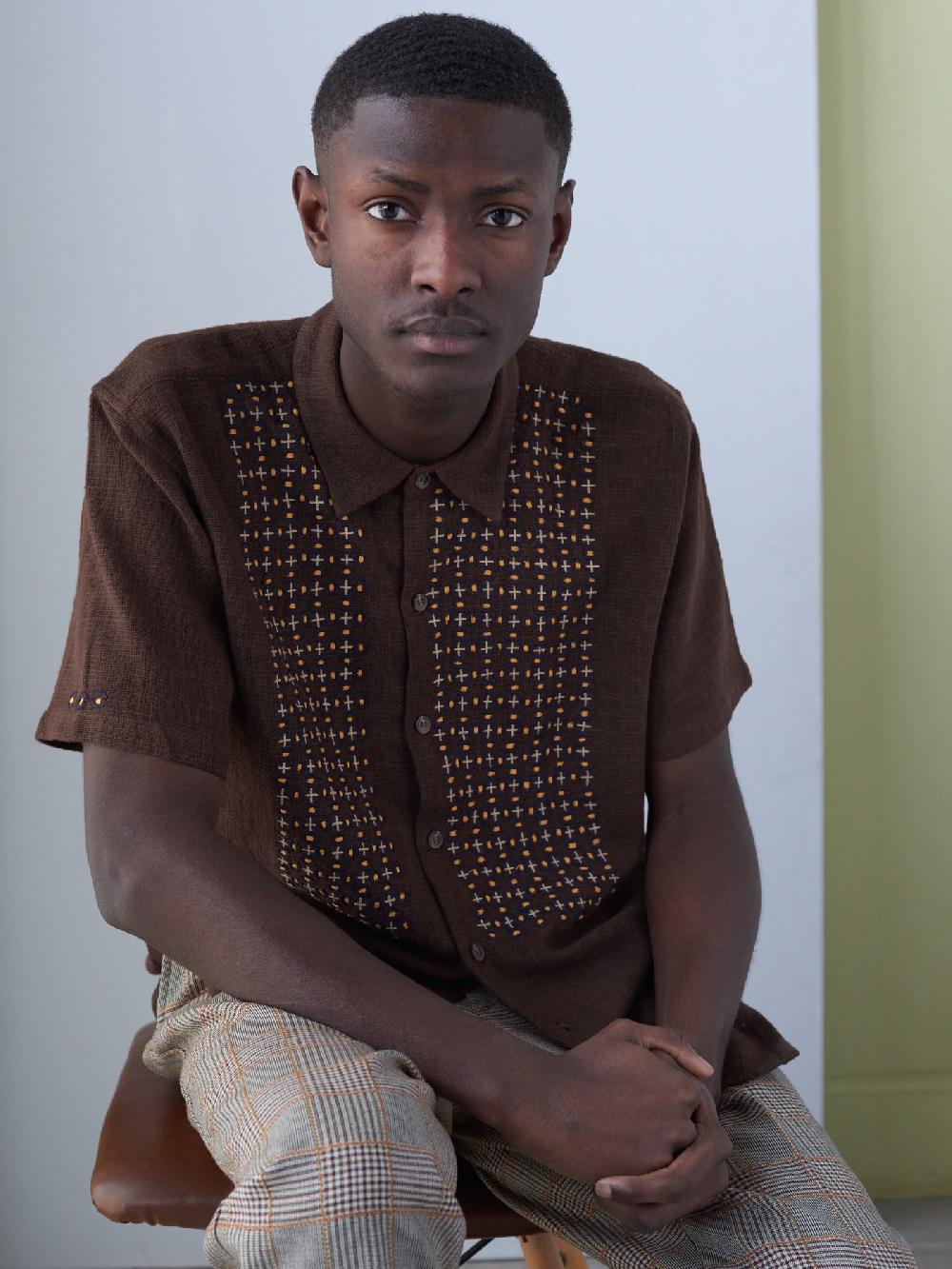 jupe by jackie Samit - Brown 100% khadi cotton