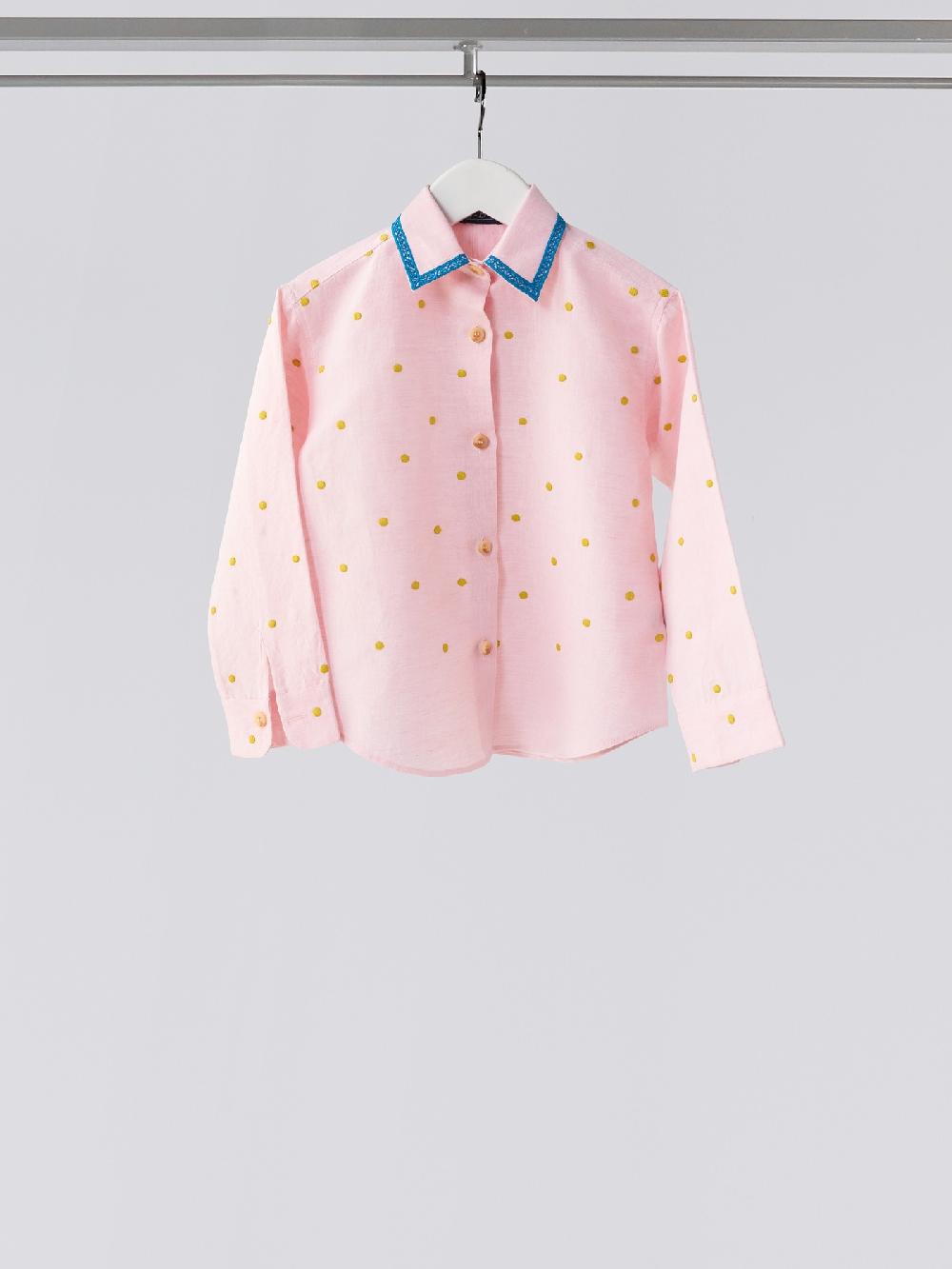 jupe by jackie Sault Mini Me - Pink 100% linen