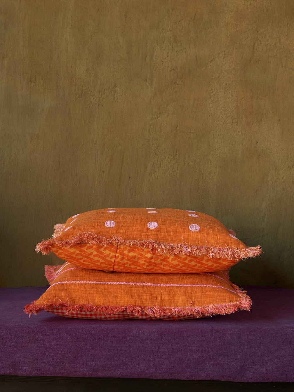 jupe by jackie Segundo - Orange 100% silk Graphic