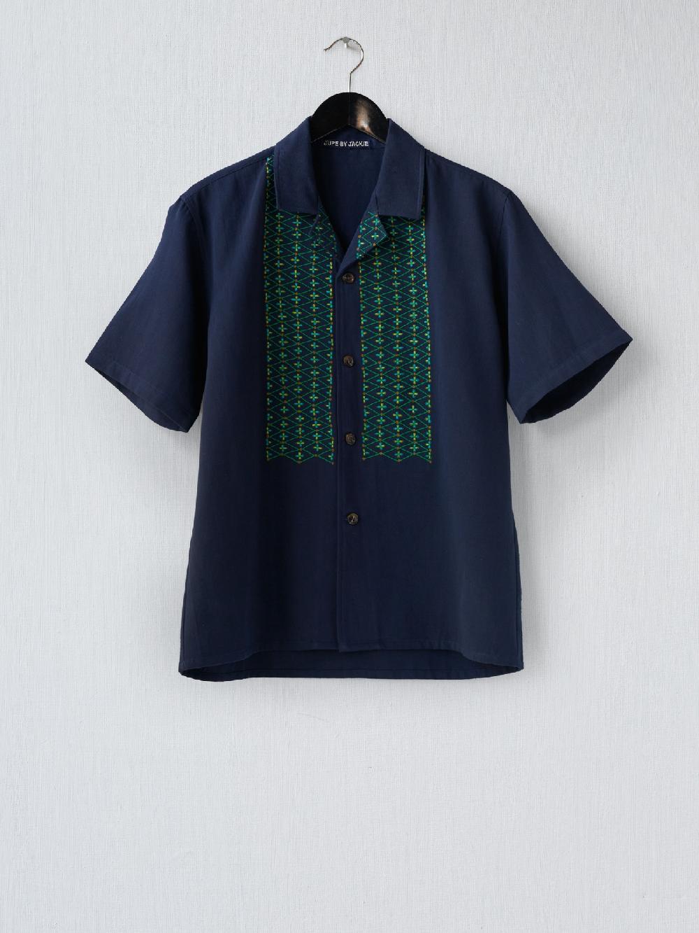 jupe by jackie Serano - Navy 100% linen