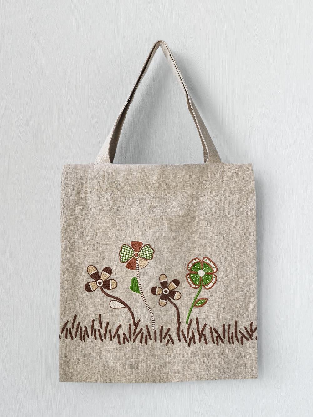 jupe by jackie Shook - Beige 100% linen Floral