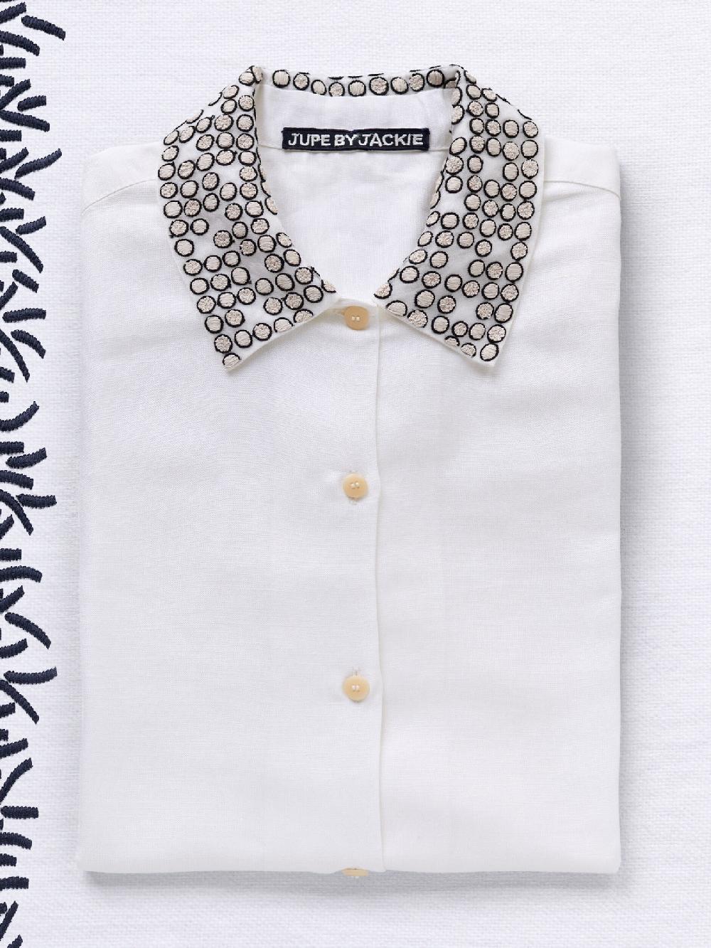 Jupe By Jackie Silva - (Off) White Linen Viscose