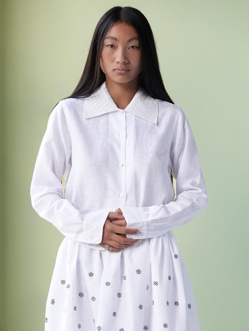 Jupe By Jackie Siris - (Off) White Cotton Linen Blend