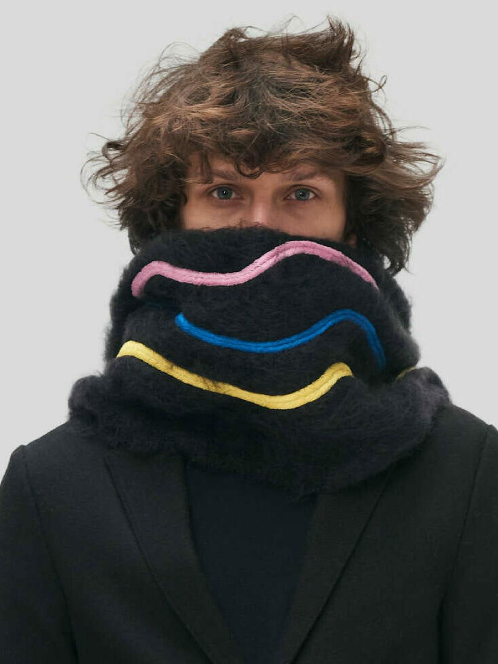 jupe by jackie Skies S - Black 100% mohair