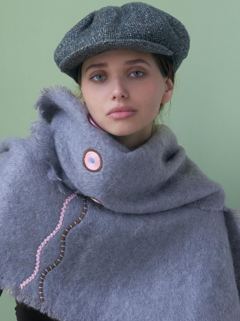 Jupe By Jackie Sorlet - Grey 100% Mohair