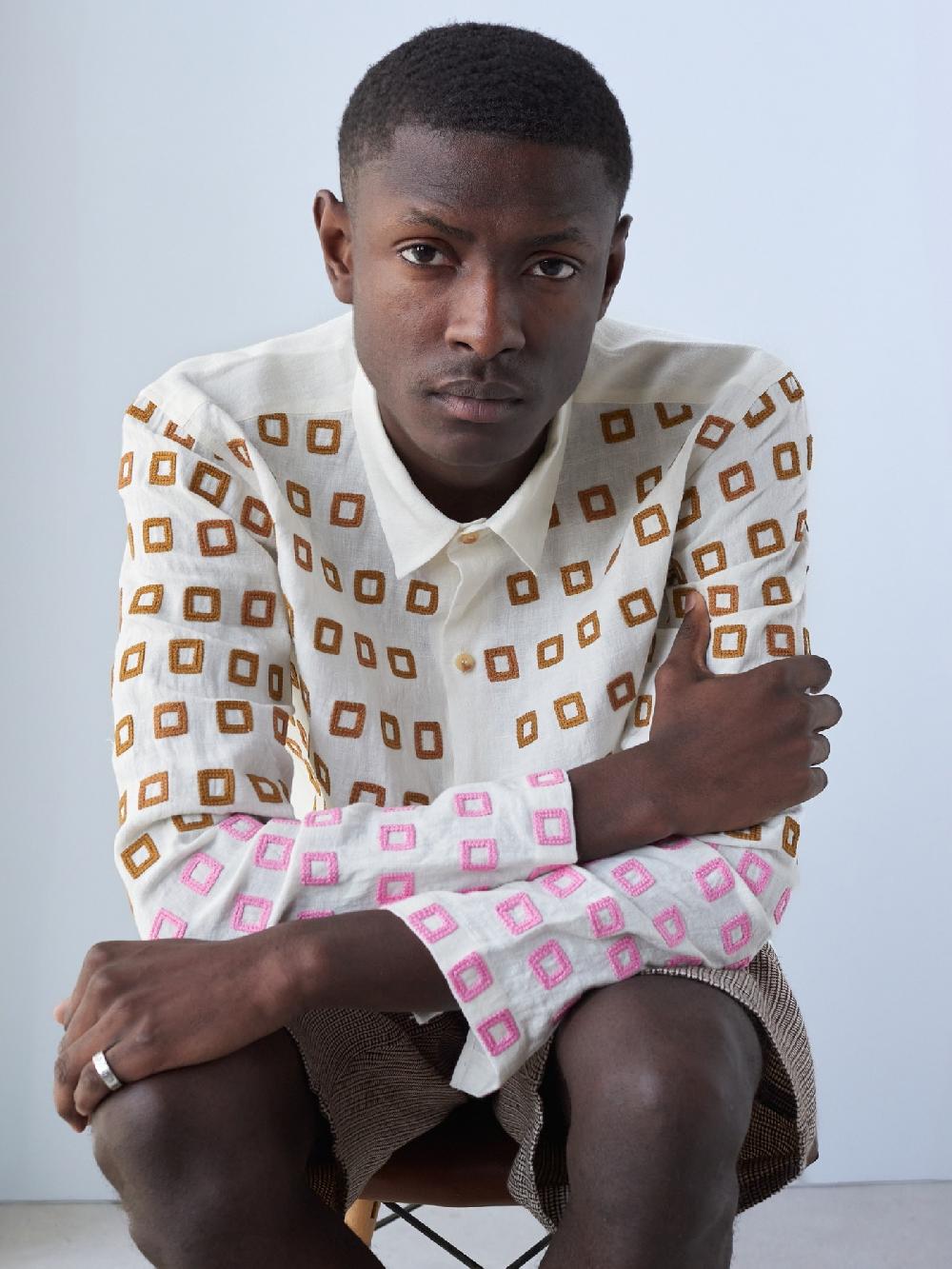 jupe by jackie Square - (Off) White 100% linen