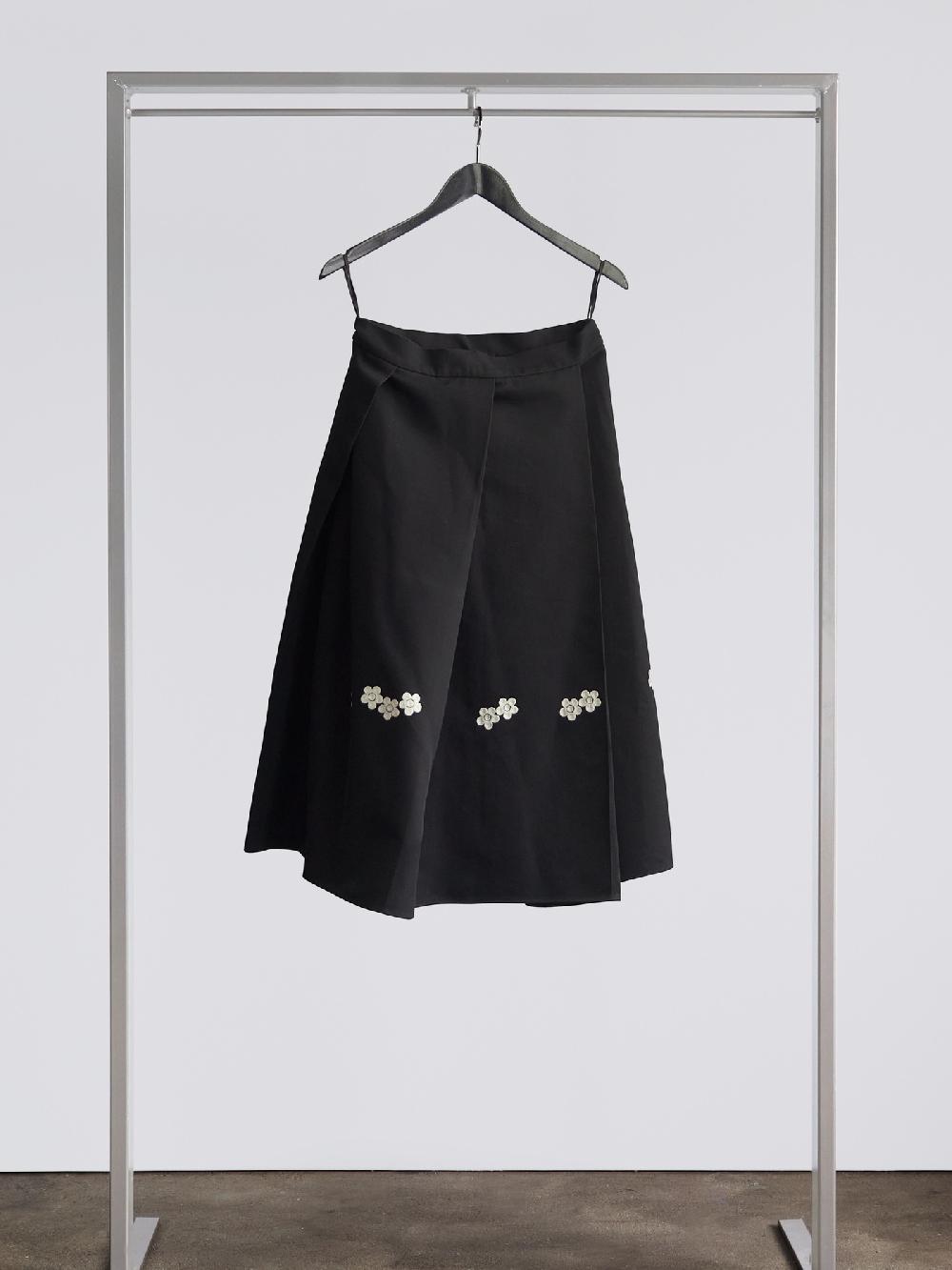 jupe by jackie Stone II - Black banana crepe