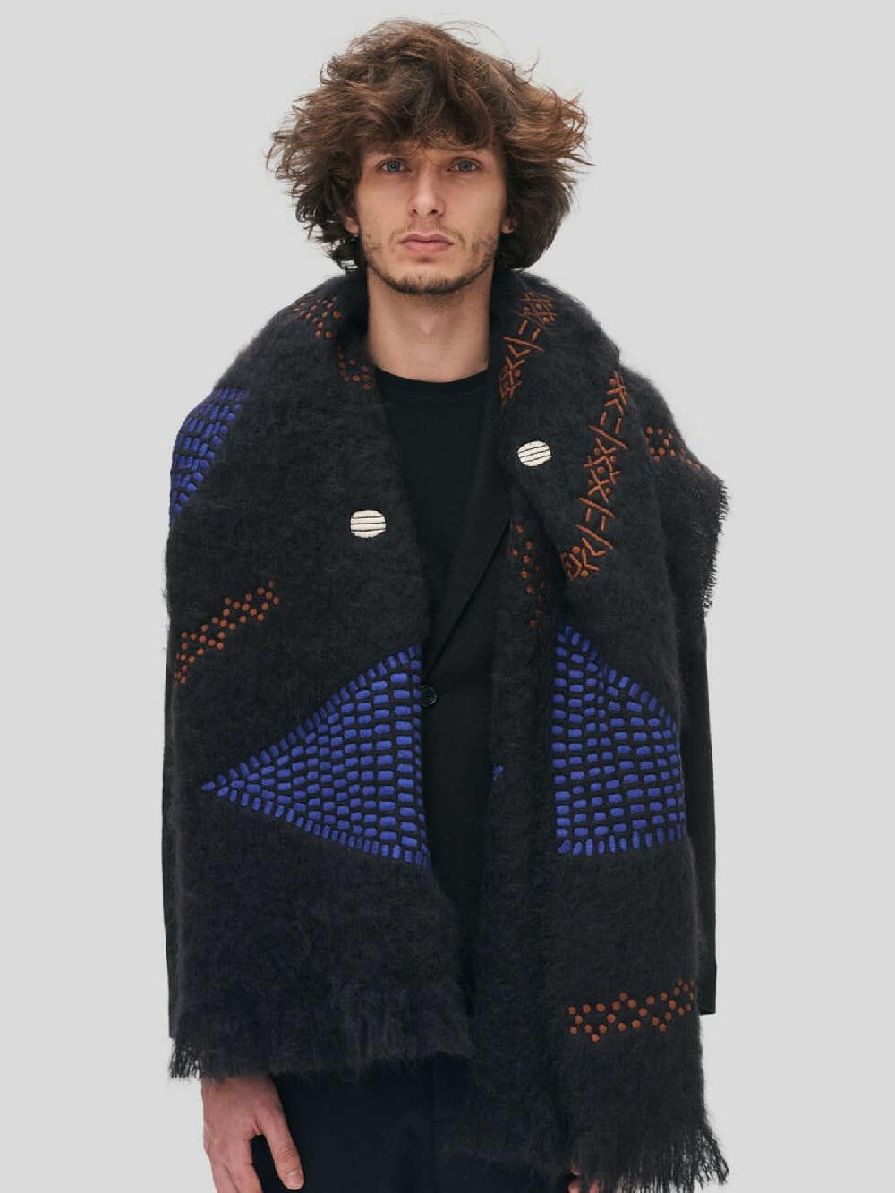 jupe by jackie Tepapa Sc - Black 100% mohair