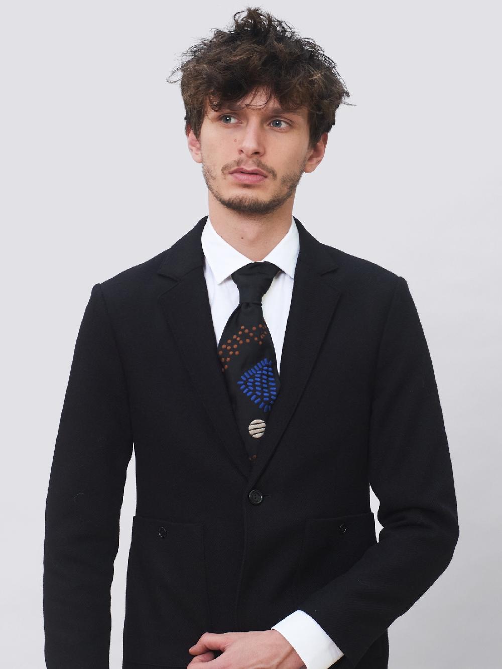 jupe by jackie Tepapa T - Black 100% silk