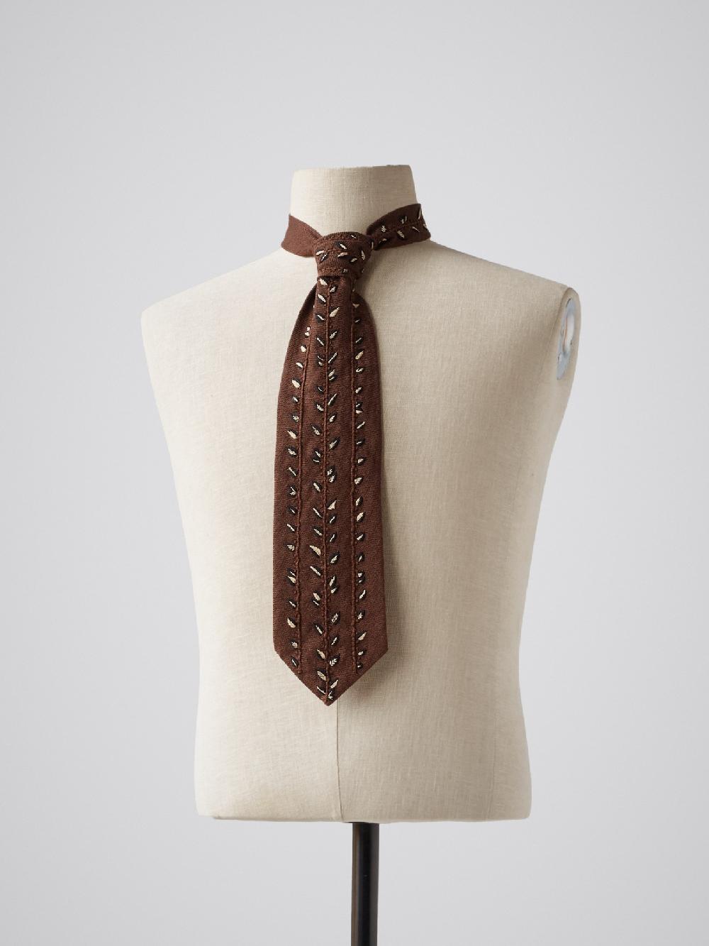 jupe by jackie Tree - Brown linen wool blend