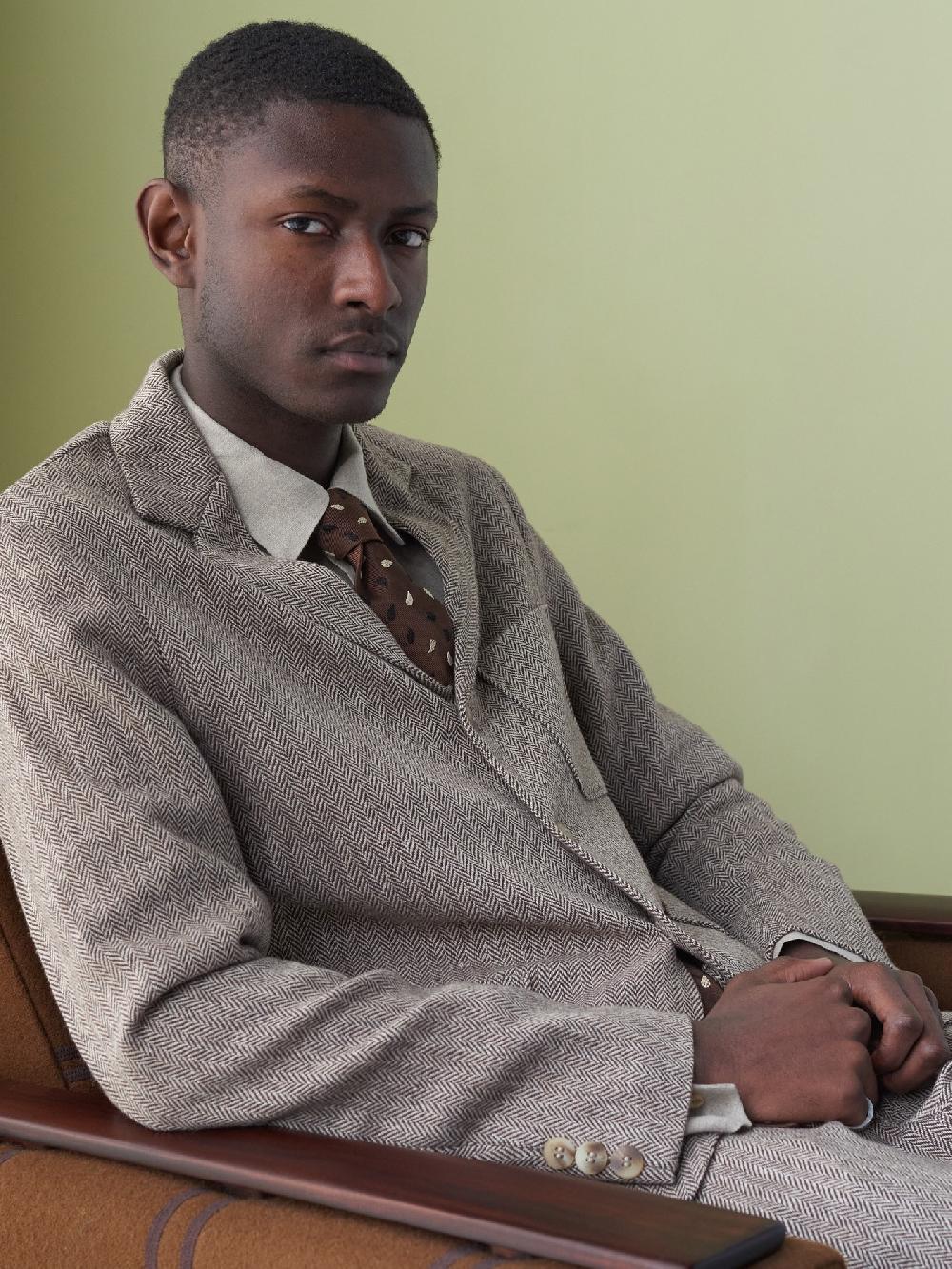 jupe by jackie Trent - Brown 100% silk