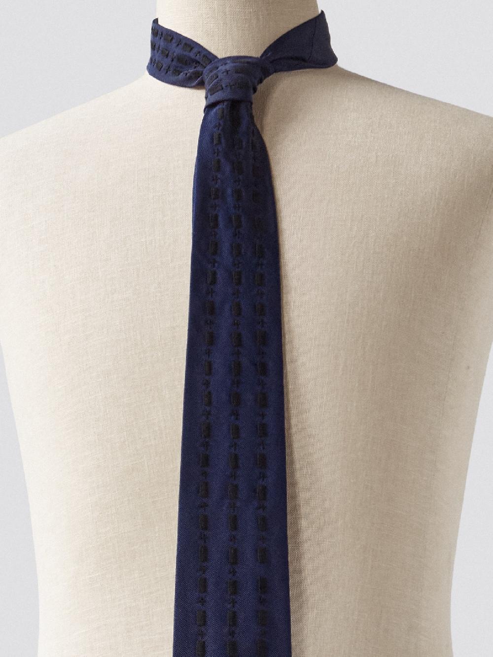 Jupe By Jackie Velha - Navy 100% Silk