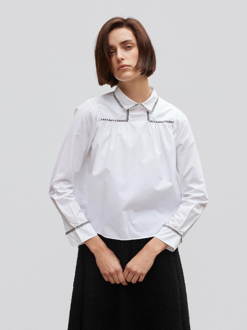 Jupe By Jackie Vence - (Off) White 100% Cotton Poplin