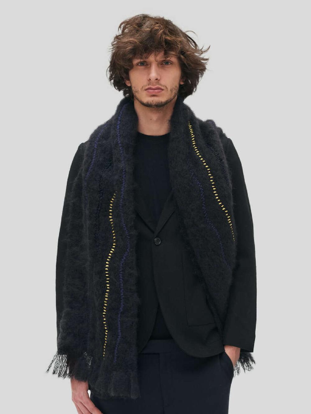 jupe by jackie Wadell - Black 100% mohair