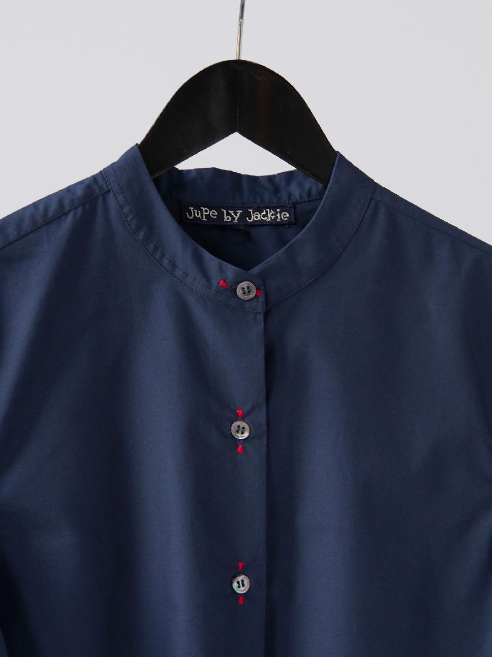 Jupe By Jackie Warra - Navy 100% Cotton Tops+Shirts