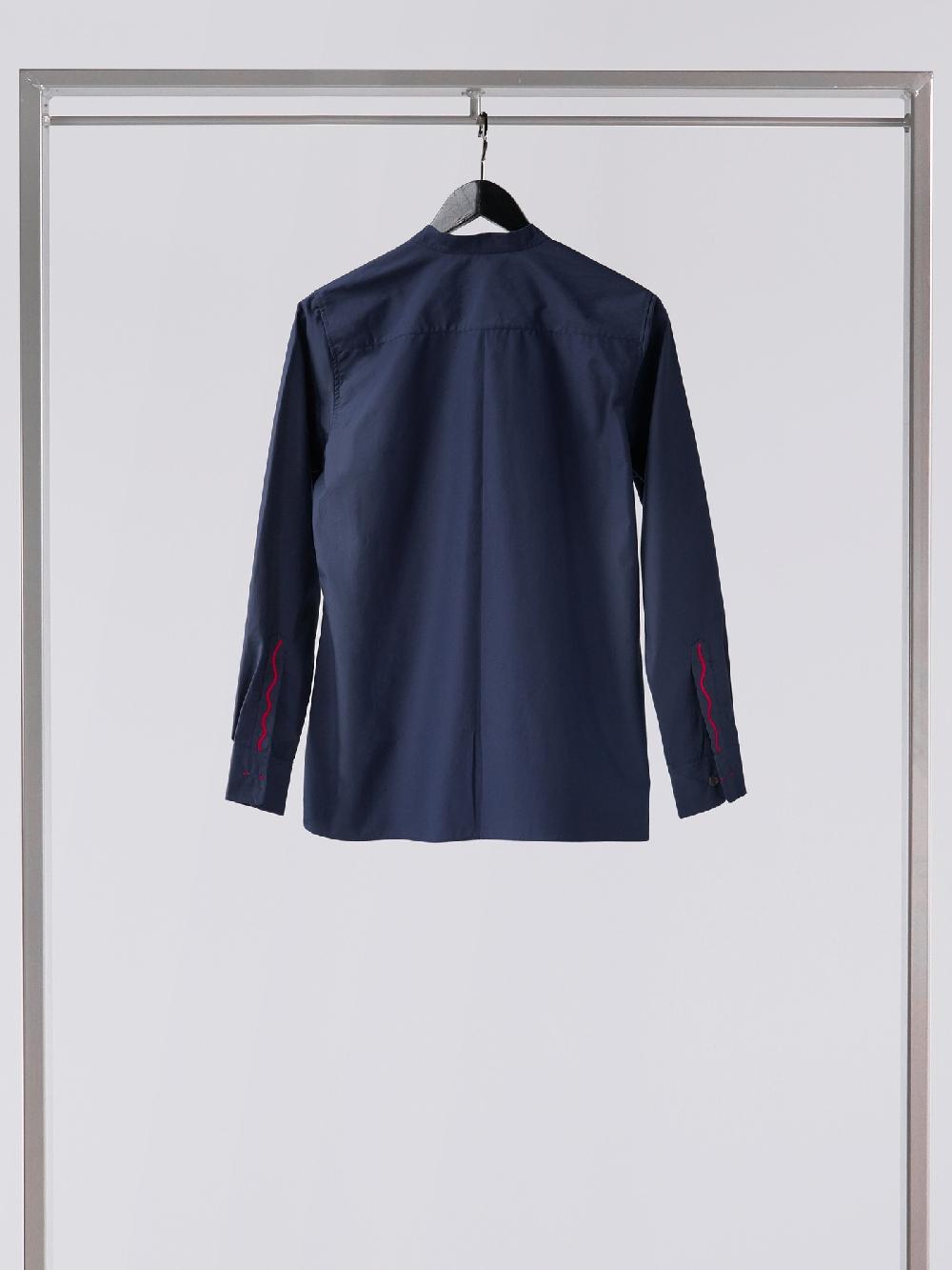 Jupe By Jackie Warra - Navy 100% Cotton Tops+Shirts