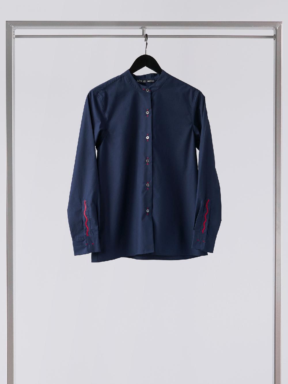 jupe by jackie Warra - Navy 100% cotton Tops+Shirts