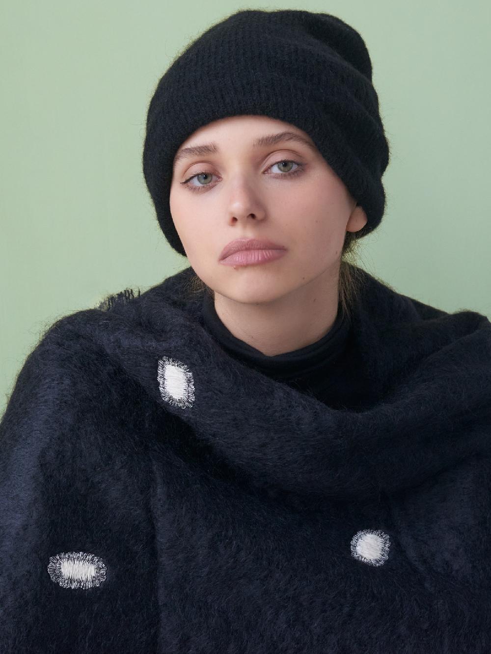 jupe by jackie Wicks - Black 100% mohair