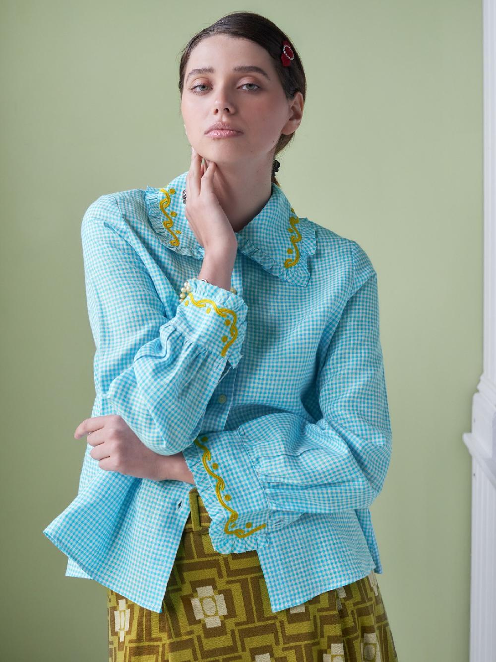 Jupe By Jackie Yinka - Blue 100% Linen