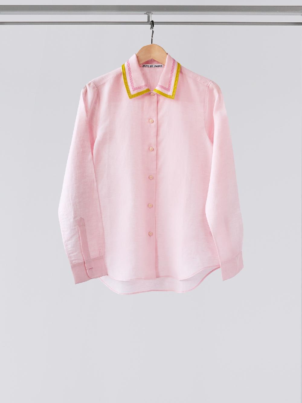 jupe by jackie Zeera - Pink cotton linen blend