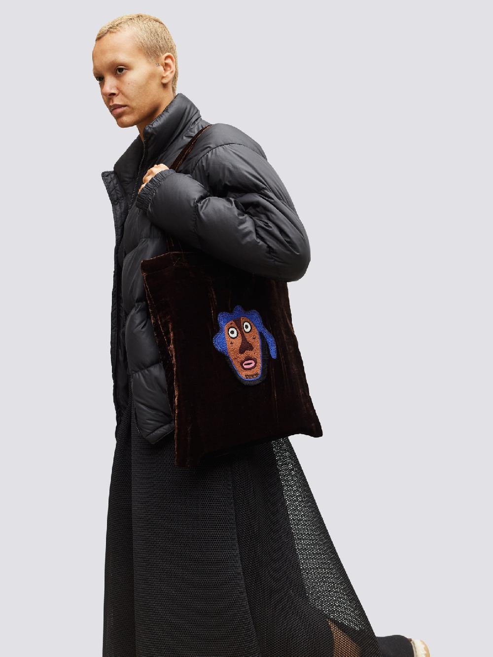 jupe by jackie Kruk - Brown 100% silk velvet Character