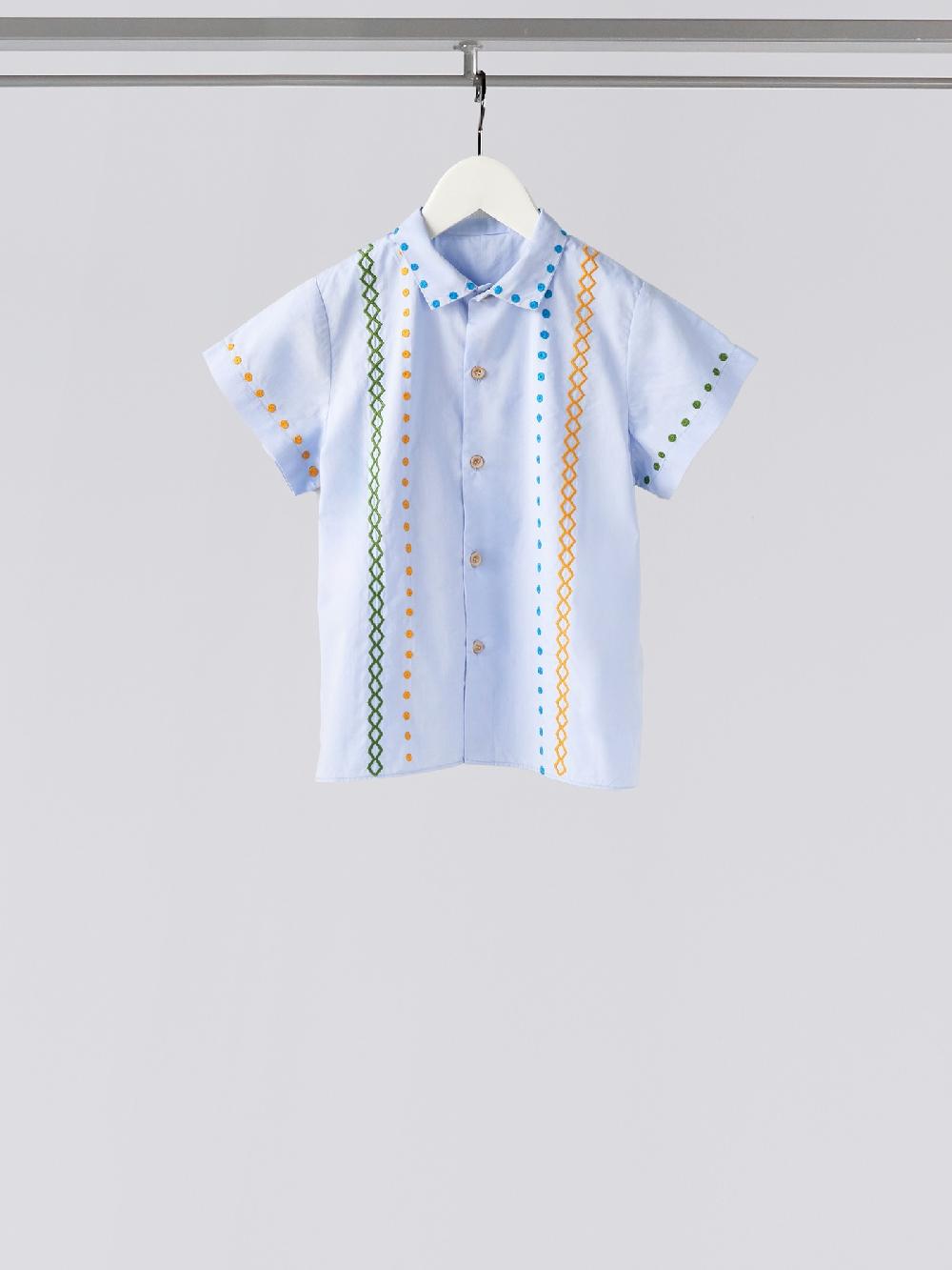 jupe by jackie Limone - Light Blue 100% cotton poplin Point