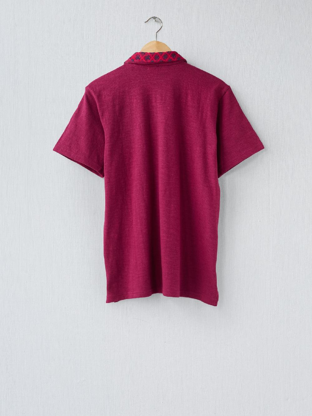 Jupe By Jackie Lirac M - Burgundy 98% Cotton 2% Elastine