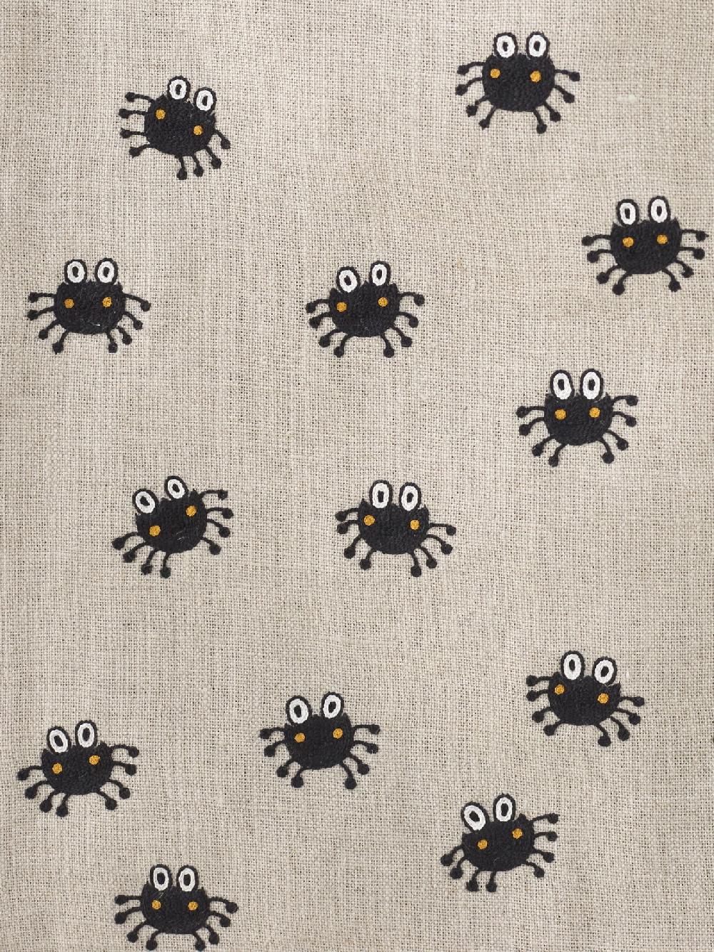 Jupe By Jackie Little Crawlers - Beige 100% Linen Graphic