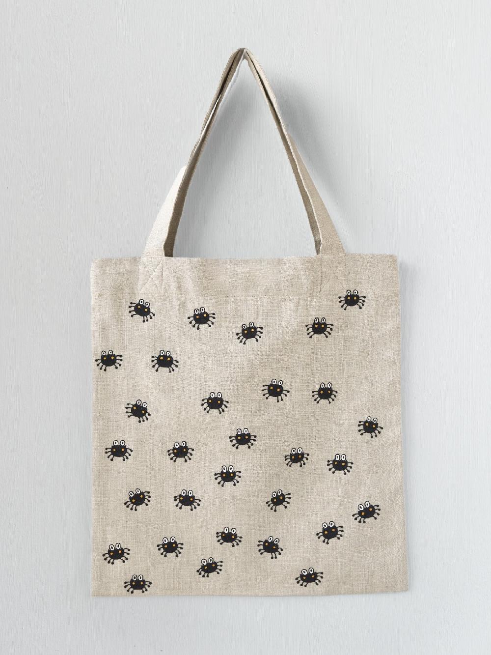 jupe by jackie Little Crawlers - Beige 100% linen Graphic