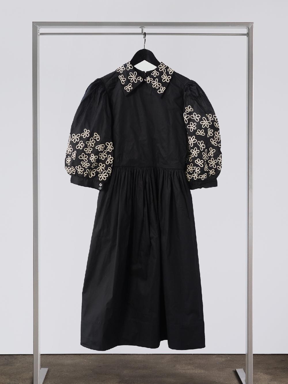 Jupe By Jackie Maliban Dress - Black 100% Cotton Dresses