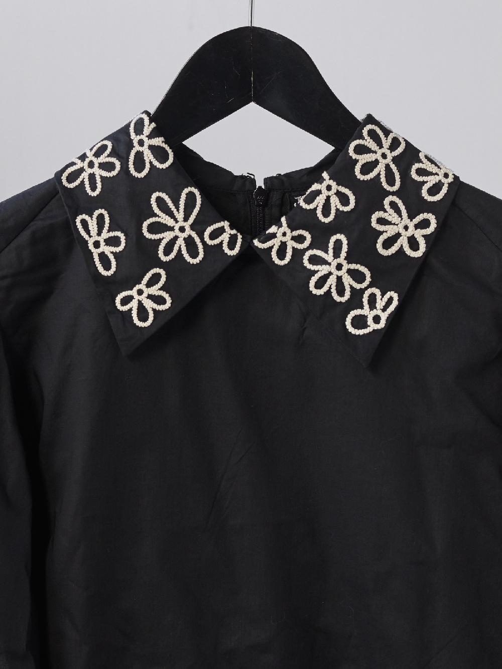 Jupe By Jackie Maliban Dress - Black 100% Cotton Dresses