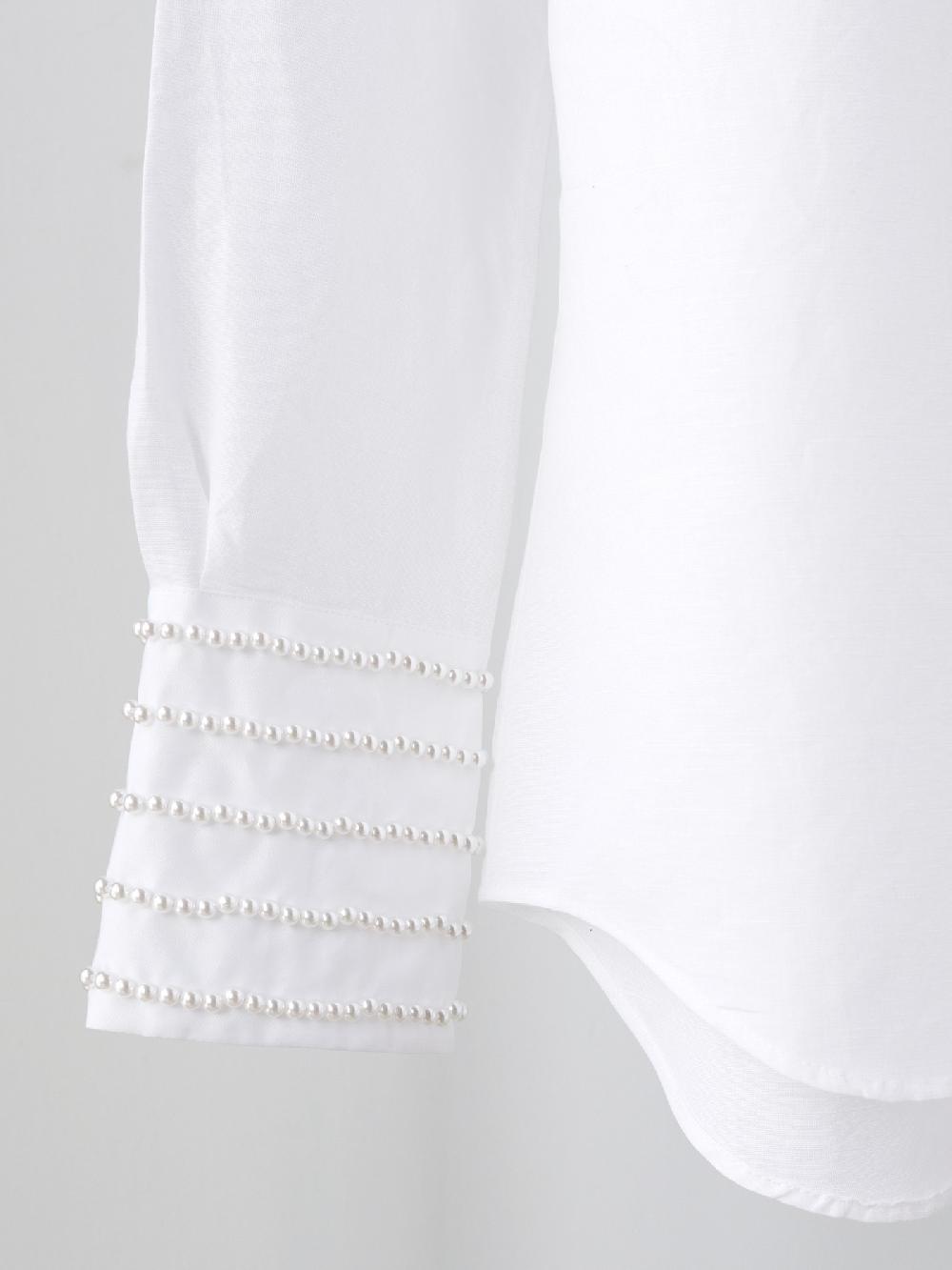 Jupe By Jackie Margarette - (Off) White 100% Cotton Tops+Shirts
