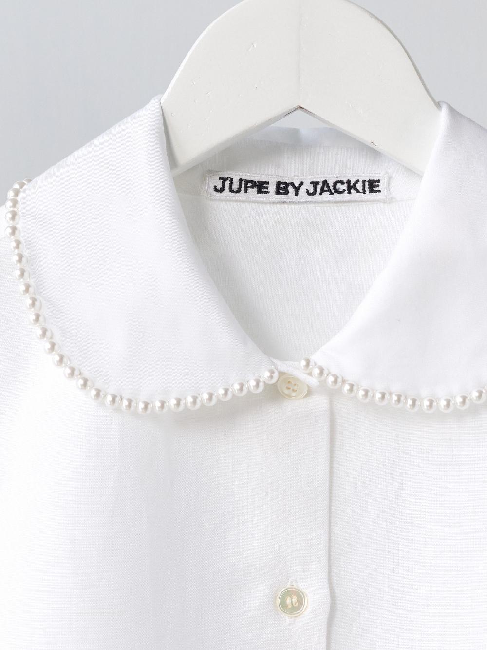 Jupe By Jackie Margarette - (Off) White 100% Cotton Tops+Shirts