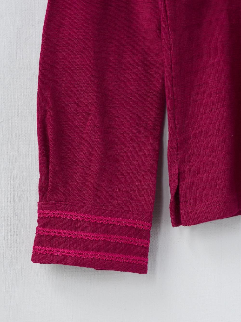 Jupe By Jackie Mollino - Burgundy 98% Cotton 2% Elastine