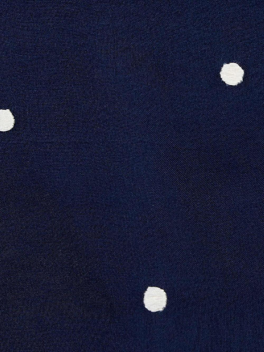 Jupe By Jackie Open Cream P Navy - Navy 100% Silk Organza Scarfs