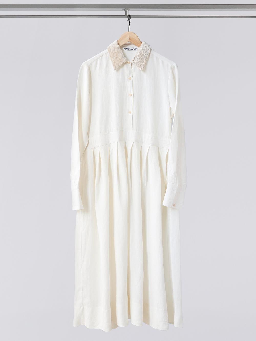 jupe by jackie Pontet dress - (Off) White linen viscose