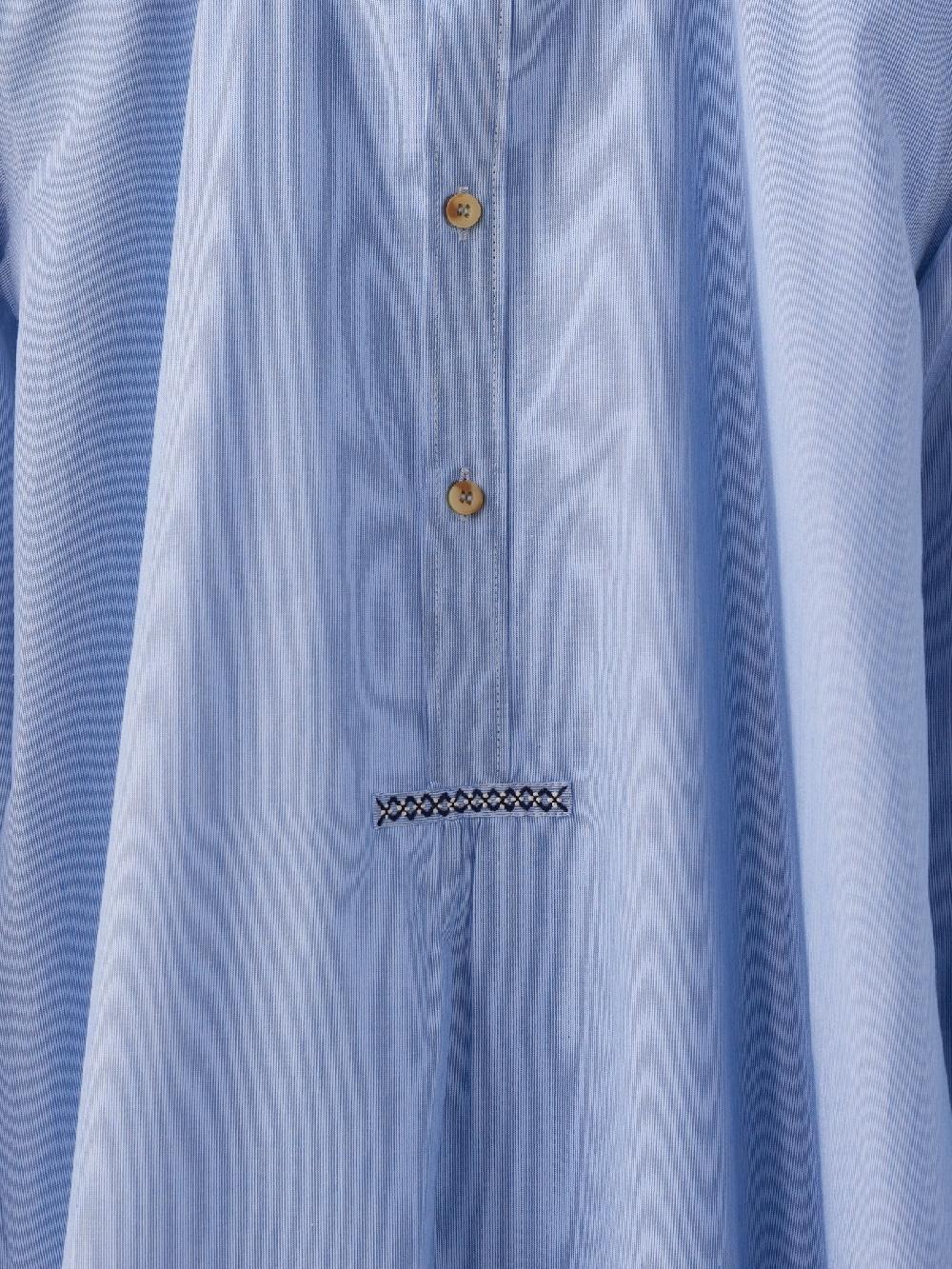 Jupe By Jackie Renoir Long - Light Blue 100% Cotton Long