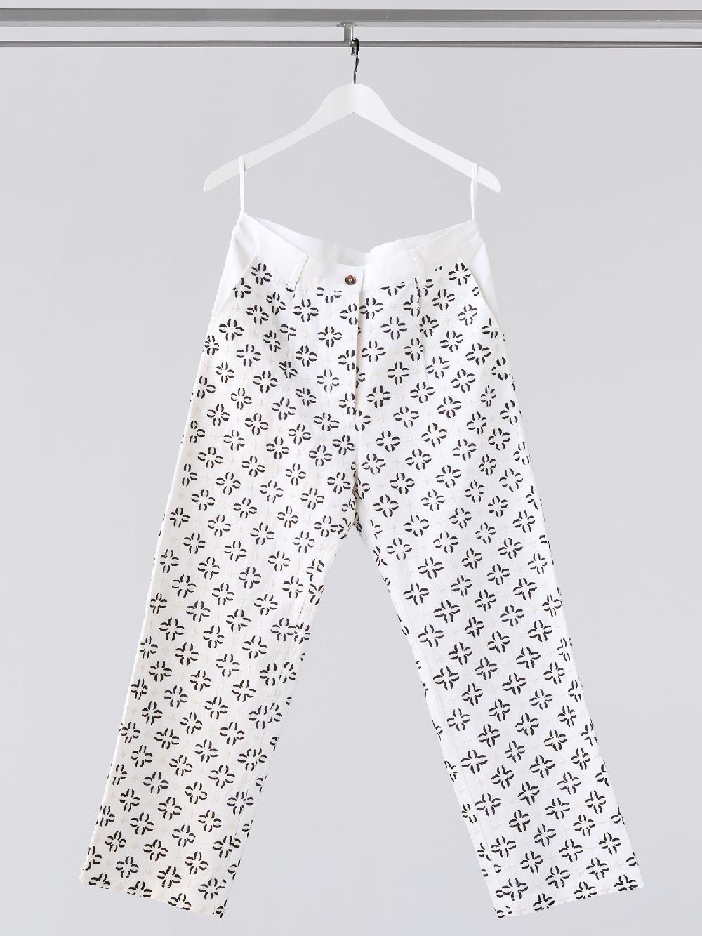 jupe by jackie Rocher P - (Off) White cotton linen blend