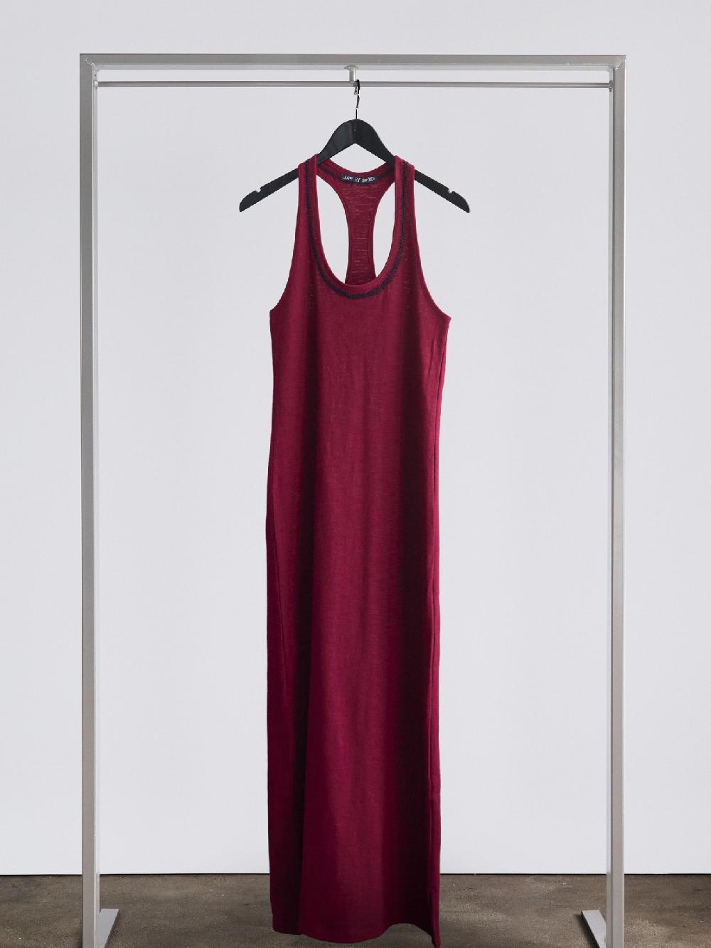 jupe by jackie Sainson - Burgundy 98% cotton 2% elastine